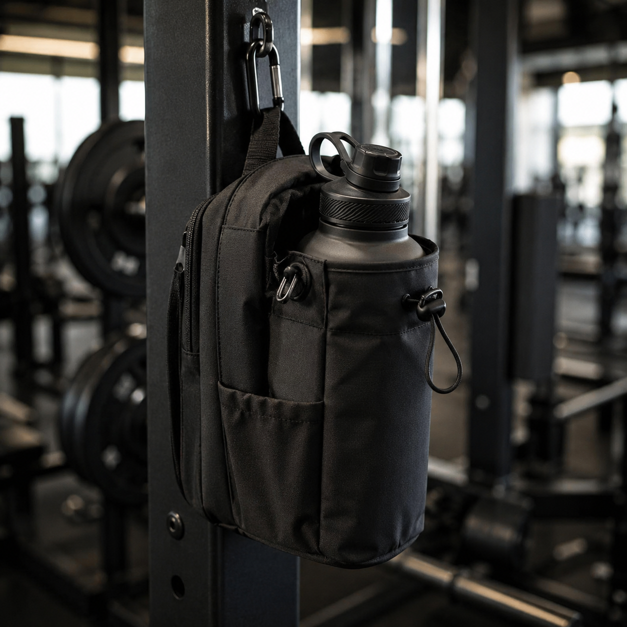 Magnetic Fitness Water Bottle Bag
